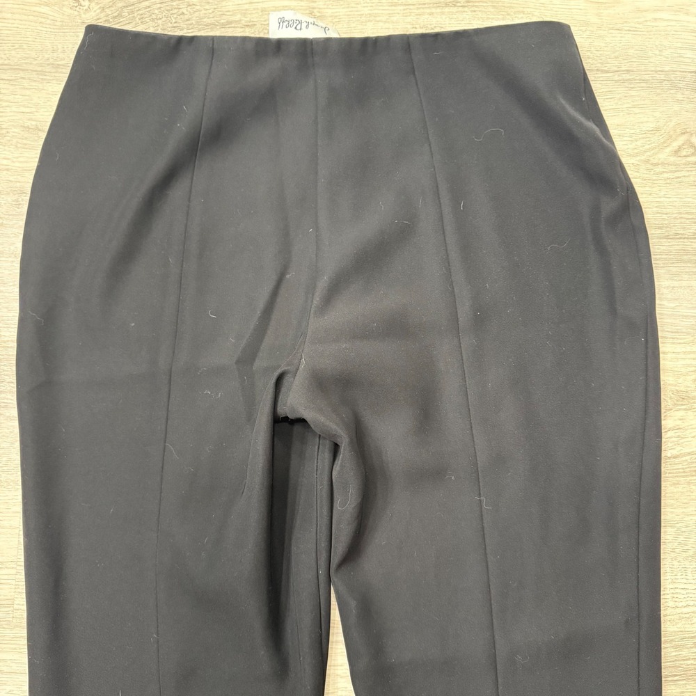 Joseph Ribkoff Black Split Hem Straight Leg Dress Pants Womens Size 10 Canada - Picture 7 of 11